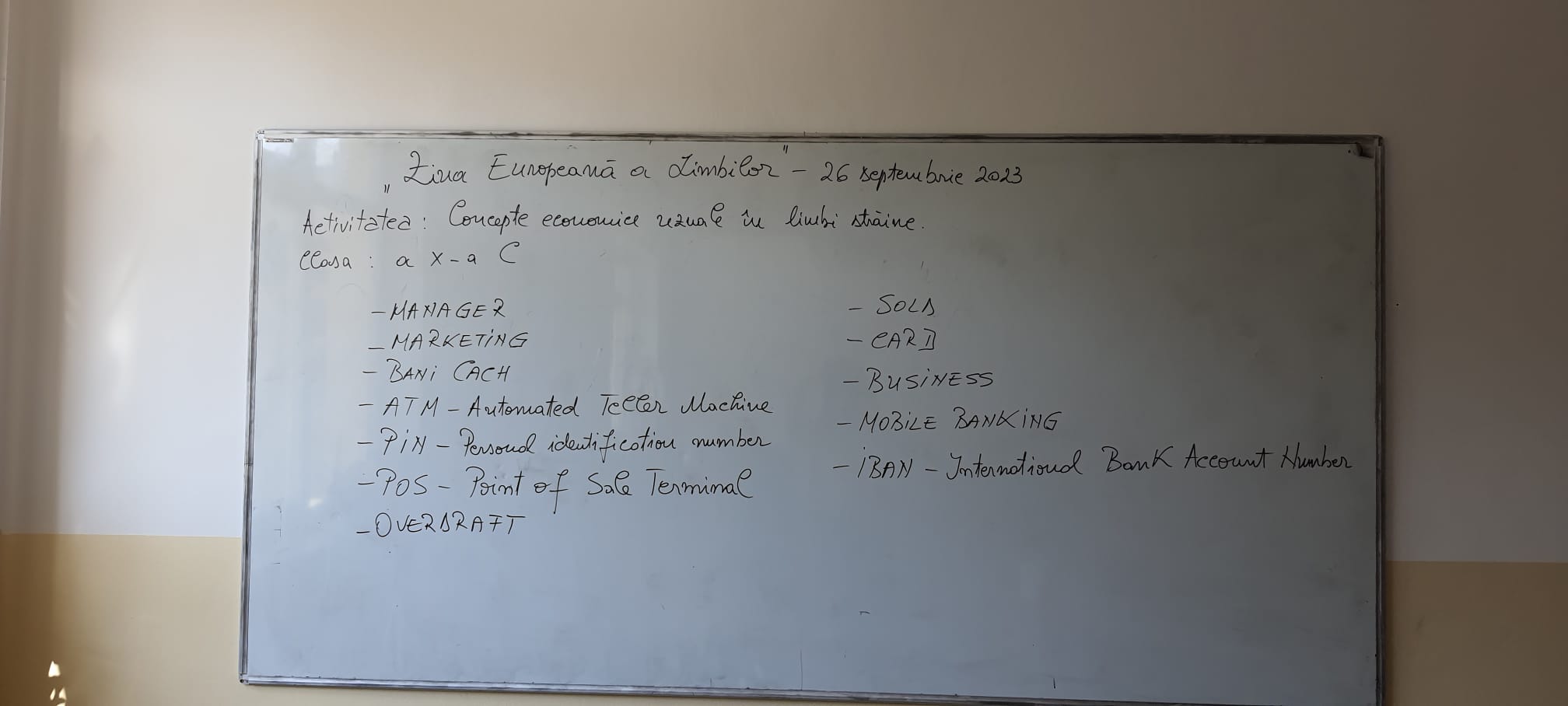 26 SEPTEMBRIE - ,,ZIUA EUROPEANĂ A LIMBILOR”