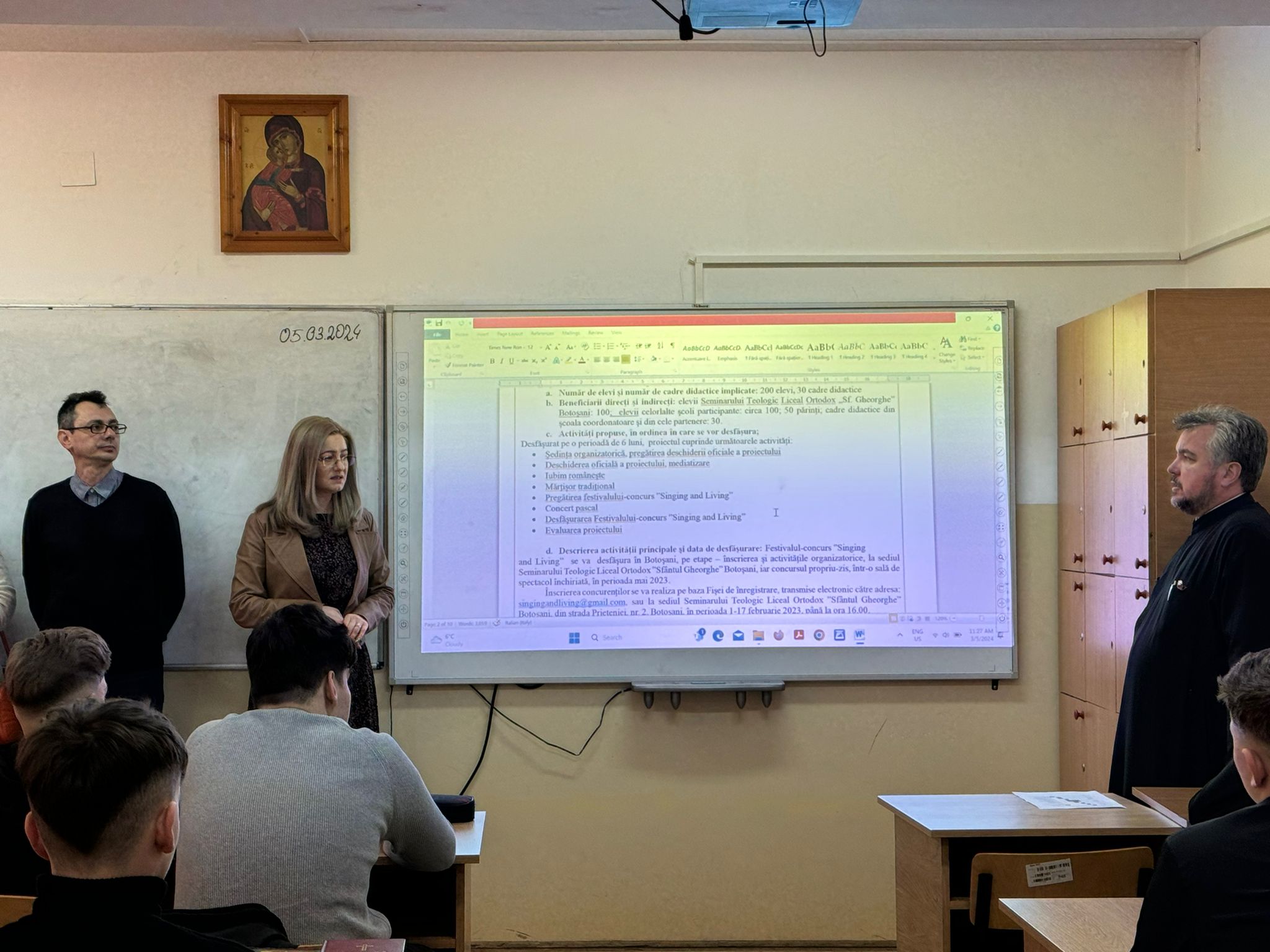 Proiectul interregional ”Singing and Living”  2024