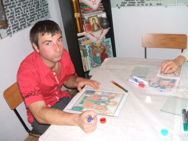 "Icoana care mişcă sufletul" activitate organizată cu ocazia zilei "Porţilor Deschise" la Liceul Tehnologic Special "Sf.Stelian" Botoşani