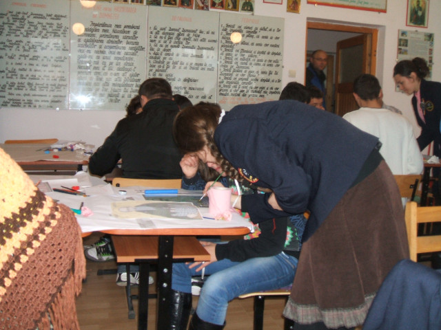 "Icoana care mişcă sufletul" activitate organizată cu ocazia zilei "Porţilor Deschise" la Liceul Tehnologic Special "Sf.Stelian" Botoşani