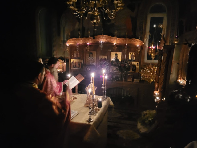 Priveghere în cinstea Sf. Mare Mucenic Efrem cel Nou - M-stirea Știubeni Botoșani
