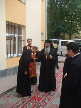 Vizita Înaltpreasfinţitului Teofan, Mitropolitul Moldovei şi Bucovinei la Seminarul Teologic "Sf.Gheorghe" Botoşani